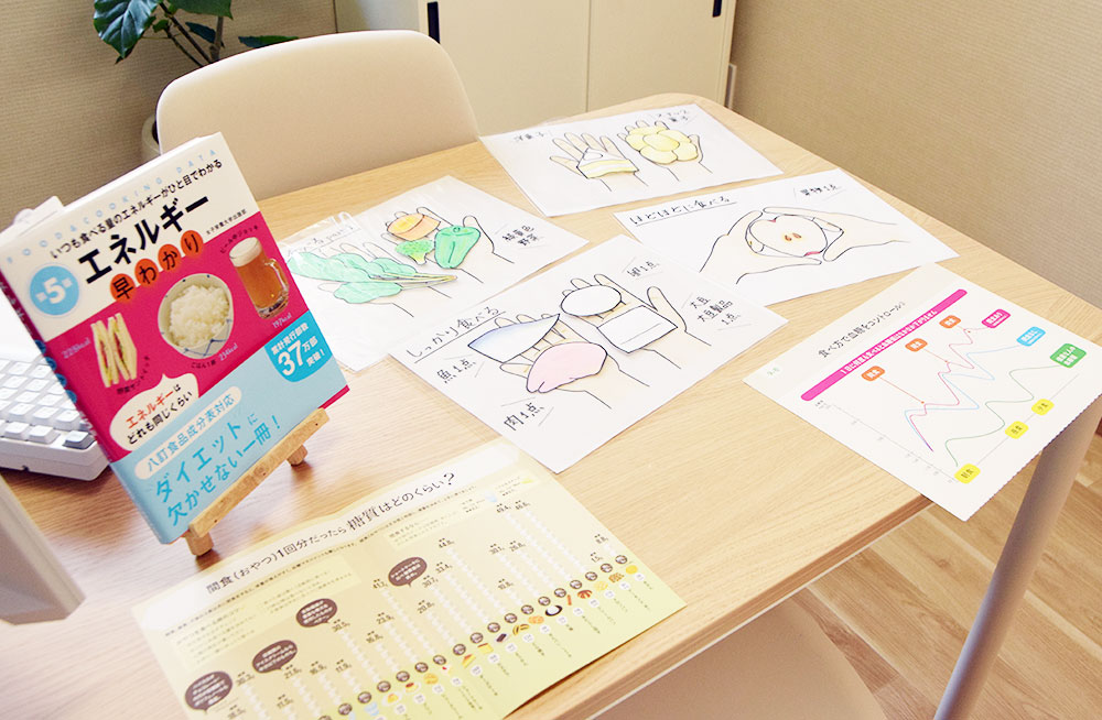 スタッフ手作りの資料も用意しております